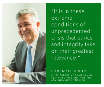 Lorenzo Berho Corona es elegido Presidente del Consejo Consultivo en México de Alliance for Integrity