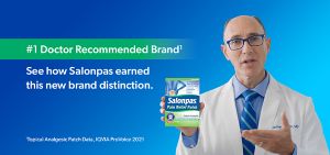 Salonpas(R) nombrada marca #1 de parches analgésicos recomendada por los médicos en Estados Unidos