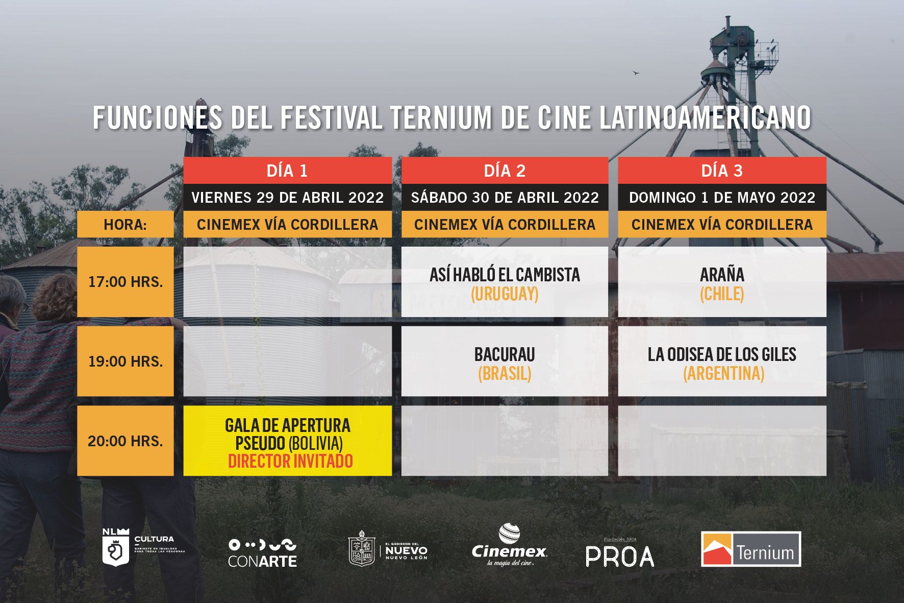 Regresa a Monterrey el Festival Ternium de Cine Latinoamericano