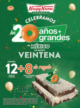 Noticias Consumo | Krispy Kreme cumple 20 años en México
