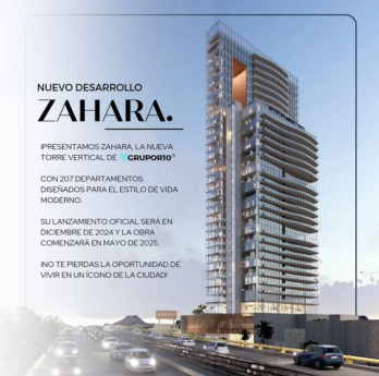 Inicia preventa exclusiva de Torre Zahara, el primer rascacielos de lujo en Chihuahua Inicia preventa exclusiva de Torre Zahara, el primer rascacielos de lujo en Chihuahua