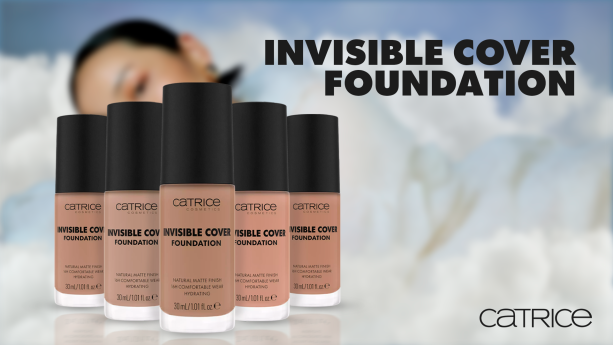 Una piel radiante, fresca y natural: llega Invisible Cover Foundation de Catrice 