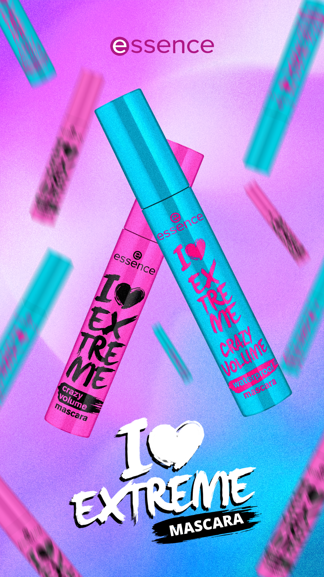 Pestañas largas, voluminosas y saludables, descubrir la magia de I Love Extreme Máscara