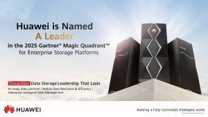 Huawei es nombrada Líder en el Gartner® Magic Quadrant™ (Cuadrante Mágico de Gartner®) para Plataformas de Almacenamiento Empresarial, 2025