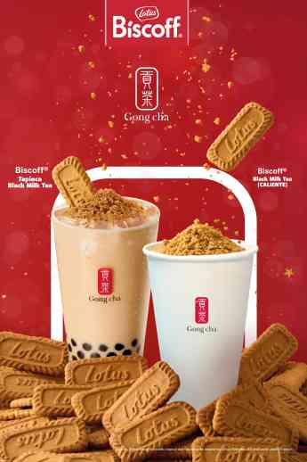 Lotus Biscoff® y Gong cha se unen para presentar las bebidas navideñas más irresistibles de la temporada