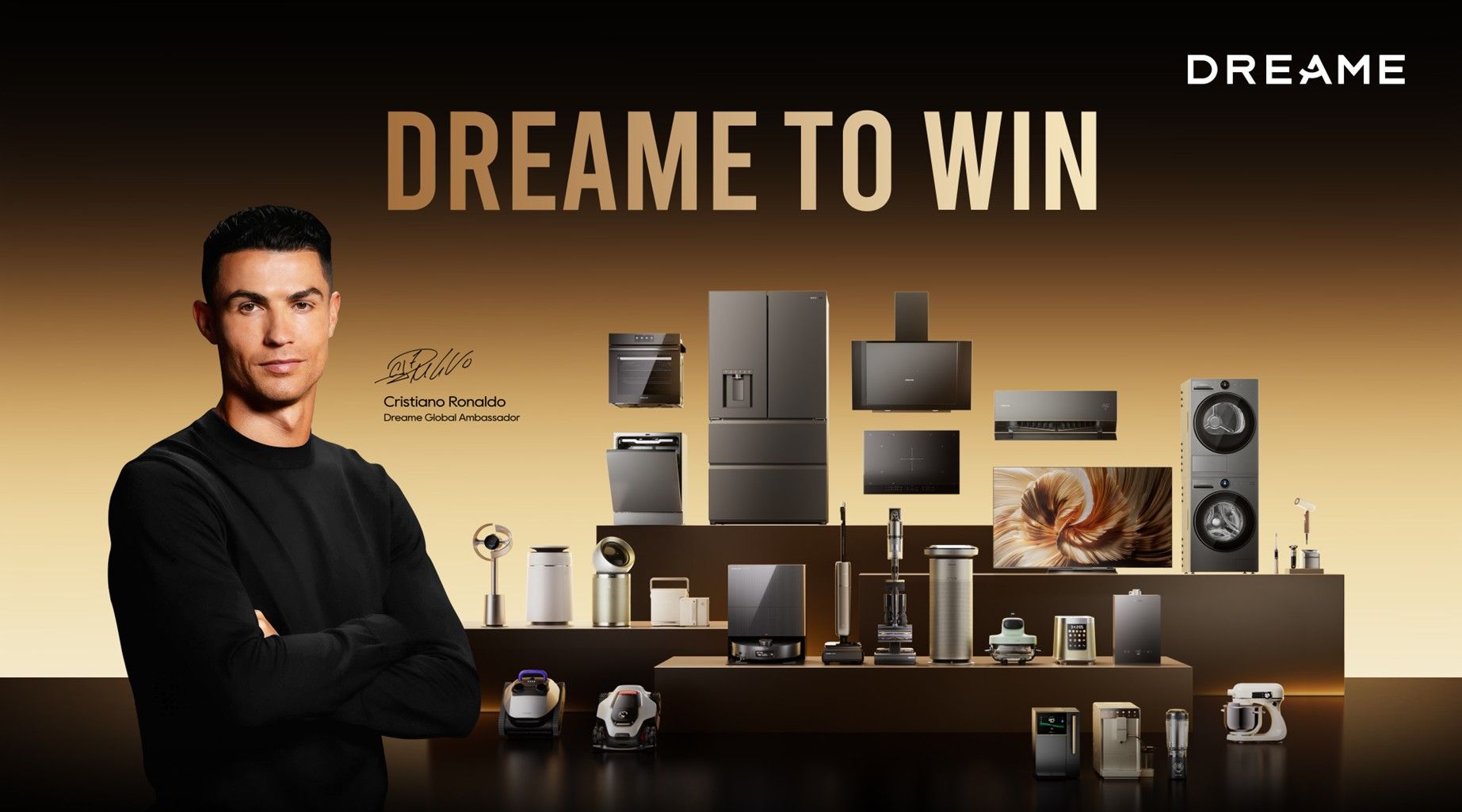 Una alianza poderosa: Dreame Technology presenta a Cristiano Ronaldo como nuevo Embajador Global de Marca