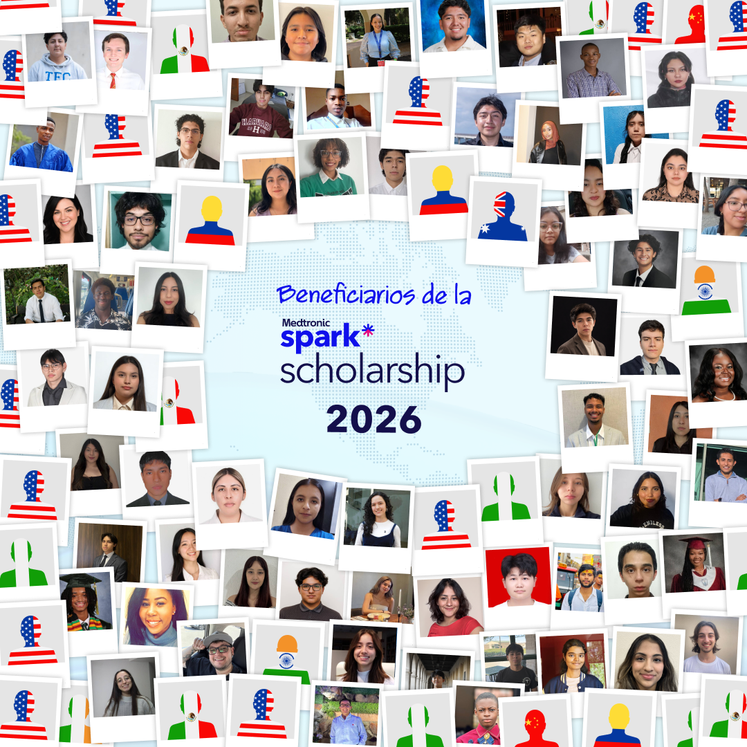Medtronic otorga las primeras 100 Medtronic Spark Scholarships a estudiantes