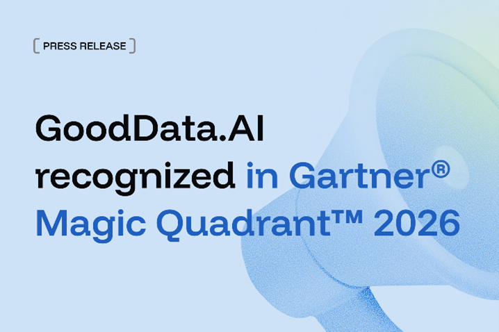 GoodData.AI, en el Magic Quadrant™ de Gartner® 2026 para plataformas de analítica e inteligencia de negocio