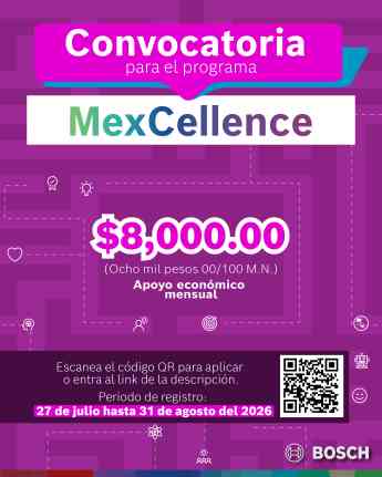 Fundación Robert Bosch México invierte en el talento mexicano con becas MexCellence 2026