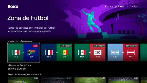 Menos búsquedas, más goles: así vibró la afición mexicana con la pasión del futbol en Roku