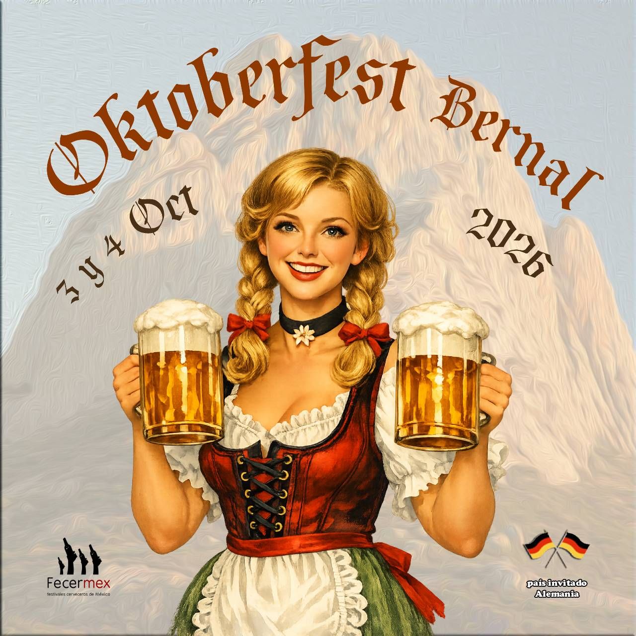 Regresa el Oktoberfest Bernal 2026 con cultura y cerveza artesanal en Peña de Bernal