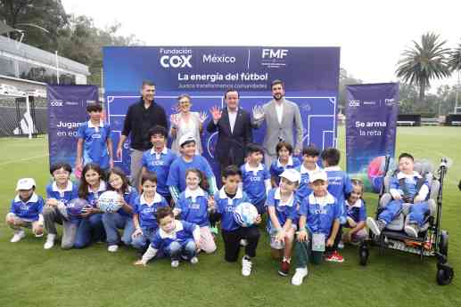 Enrique Riquelme presenta la Fundación Cox y su primera gran iniciativa en México: La energía del fútbol