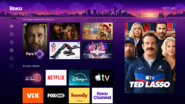 Roku presenta en México su nueva pantalla de inicio Roku presenta en México su nueva pantalla de inicio